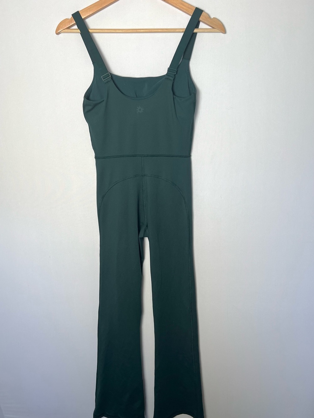 Offline Aerie The Hugger Bootcut Full Length Jumpsuit Forest Green XS Casual - Picture 5 of 12